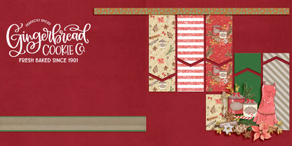 Christmas Kitchen NPM - Set of 5 Double Page Layouts - 1641