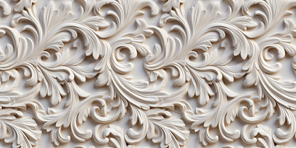 Carved Wood Off-White - Papers - 23-232