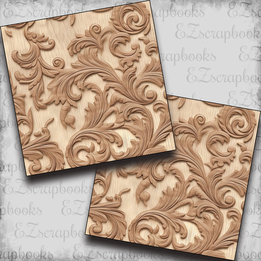 Carved Wood Cream - Papers - 23-233