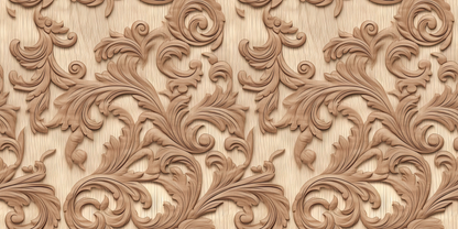 Carved Wood Cream - Papers - 23-233
