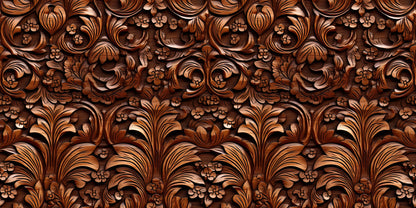 Carved Wood Brown - Papers - 23-236