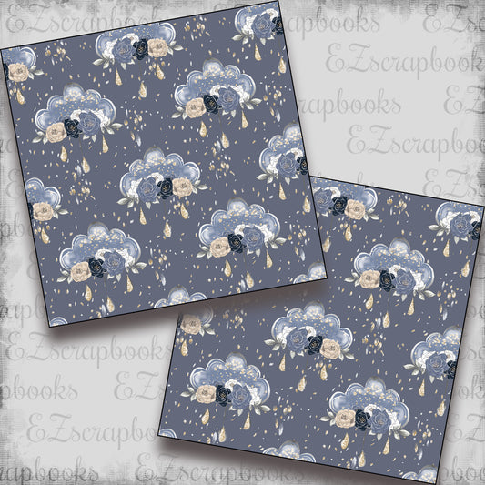 Mama to Be Boy - Clouds - Scrapbook Papers - 23-246