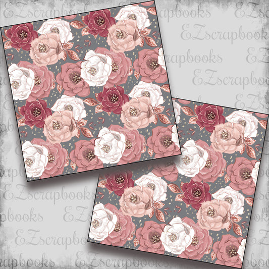 Mama to Be Girl - Roses - Scrapbook Papers - 23-250