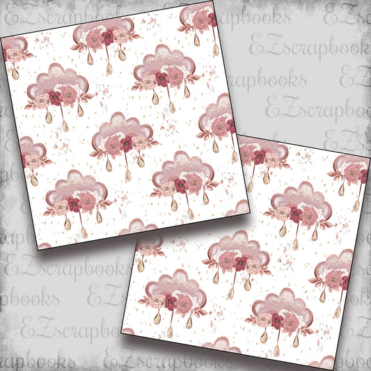 Mama to Be Girl - Clouds - Scrapbook Papers - 23-252