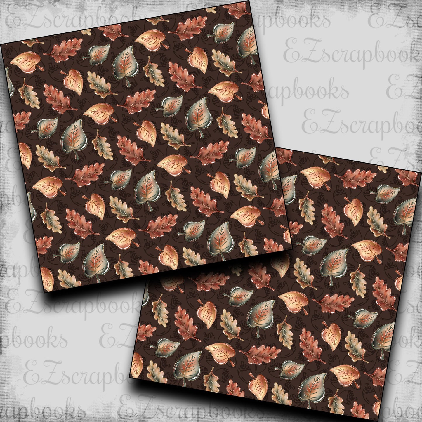 Autumn Evening Leaves - Scrapbook Papers - 23-291