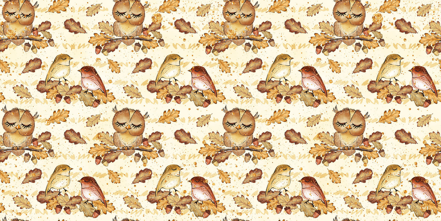 Autumn Owl Birds - Papers - 23-302