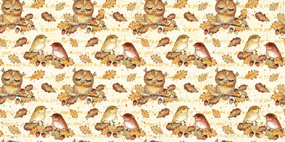 Autumn Owl Birds - Papers - 23-302