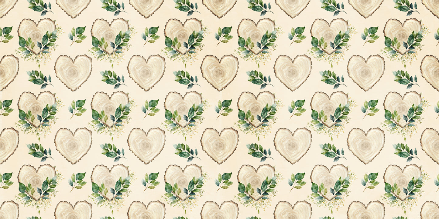 Rustic Wedding Hearts - Papers - 23-314