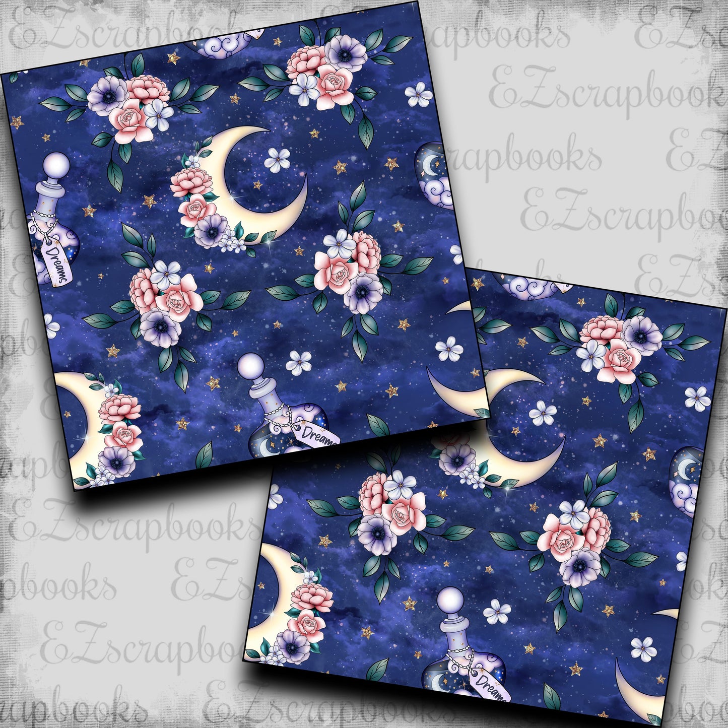 Sweet Dreams Double Paper Set of 5 Designs - 1936