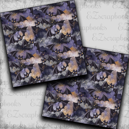 Halloween Moonlight Bats - Papers - 23-436