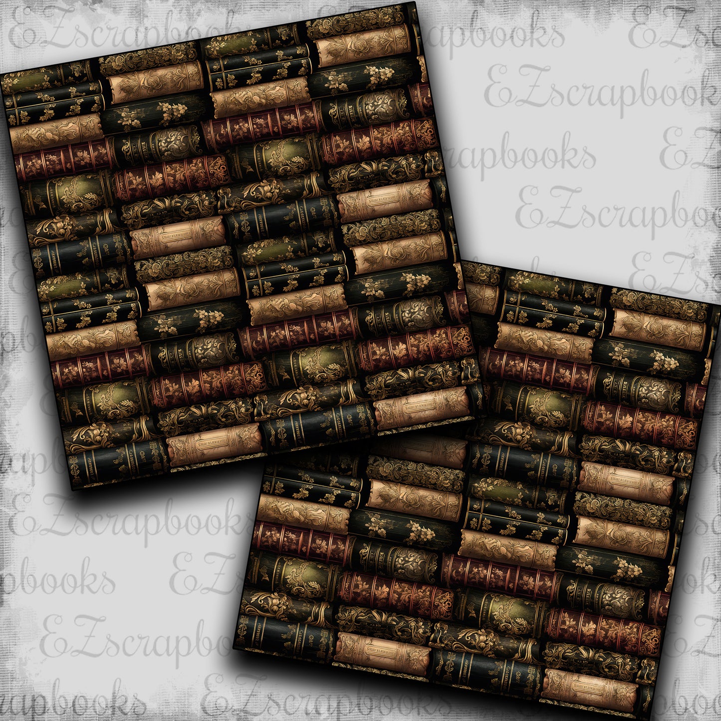 Fantasy Books Black & Beige - Papers - 23-471