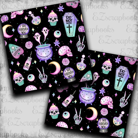 Pretty Creepy Goth Pattern - Papers - 23-476