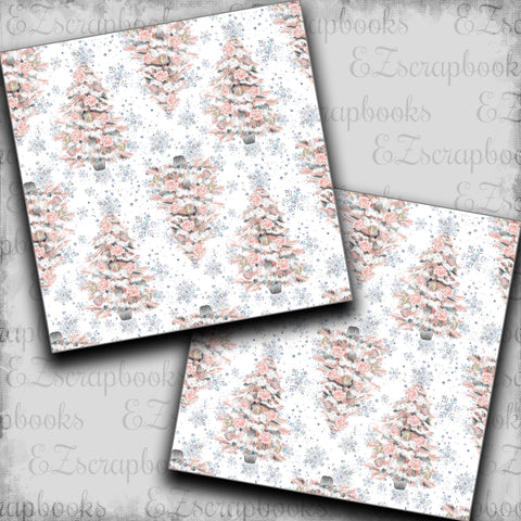 Nutcracker Trees White - Scrapbook Papers - 23-506 – EZscrapbooks