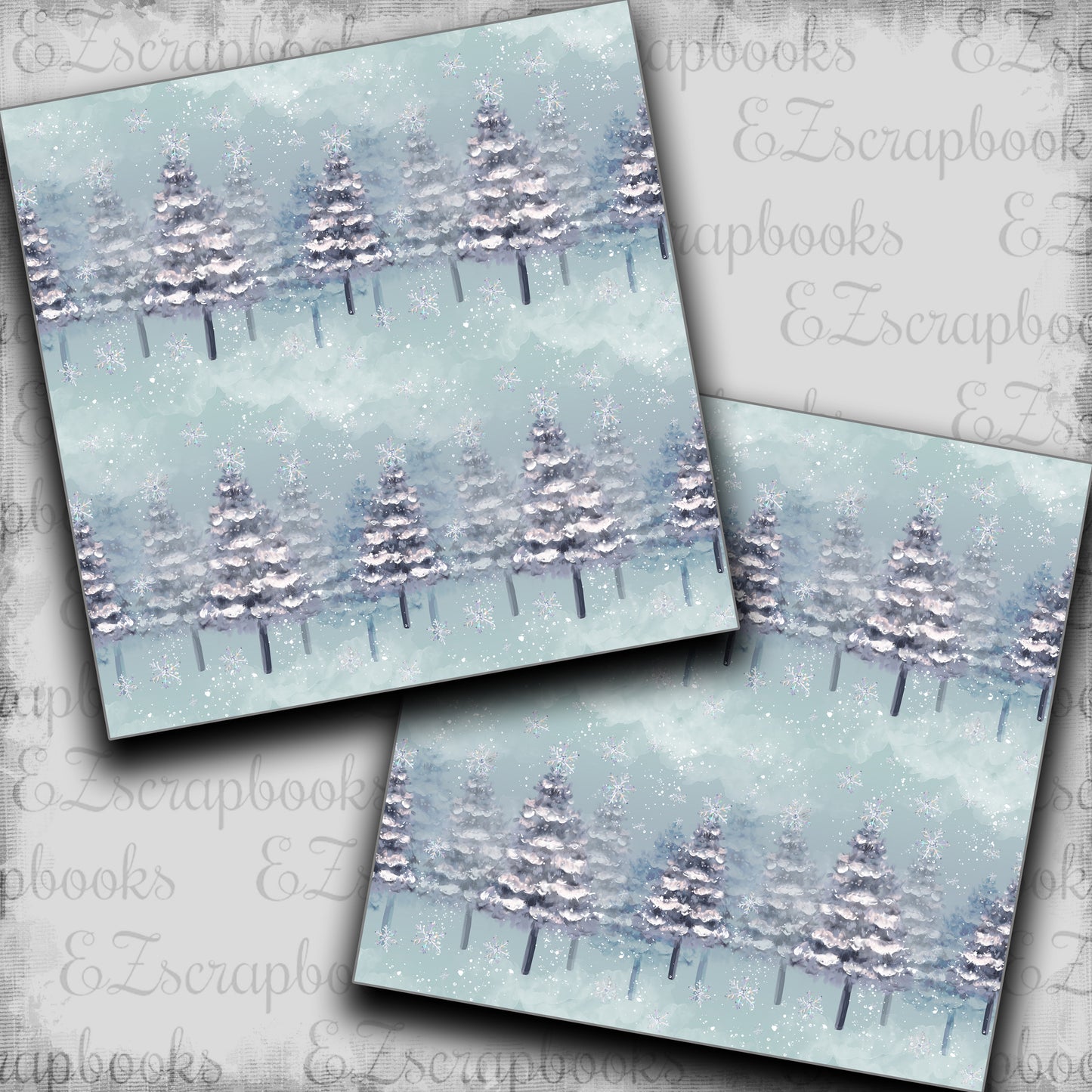 Cozy Winter Trees - Papers - 23-537