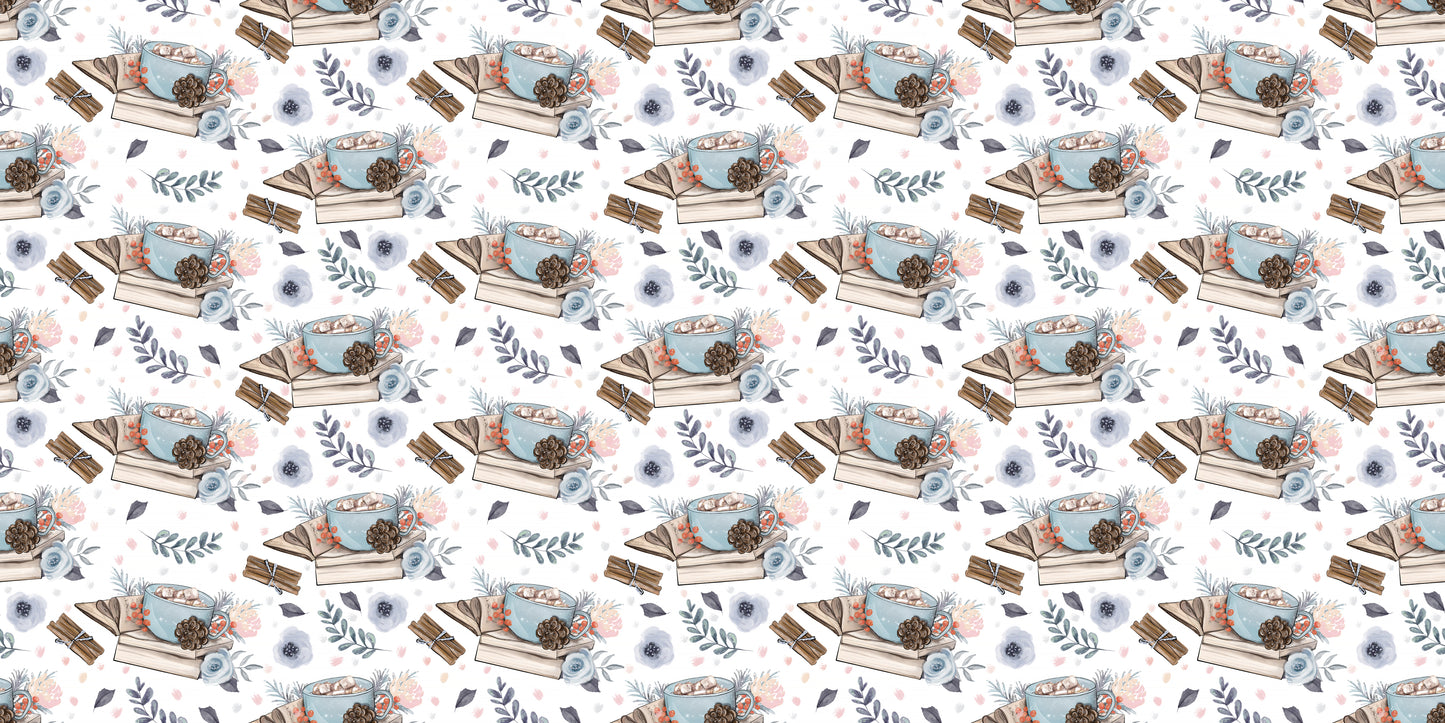 Cozy Winter Pattern White - Papers - 23-540