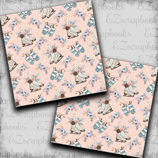 Cozy Winter Pattern Pink - Papers - 23-541