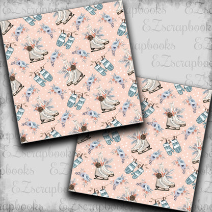 Cozy Winter Pattern Pink - Papers - 23-541