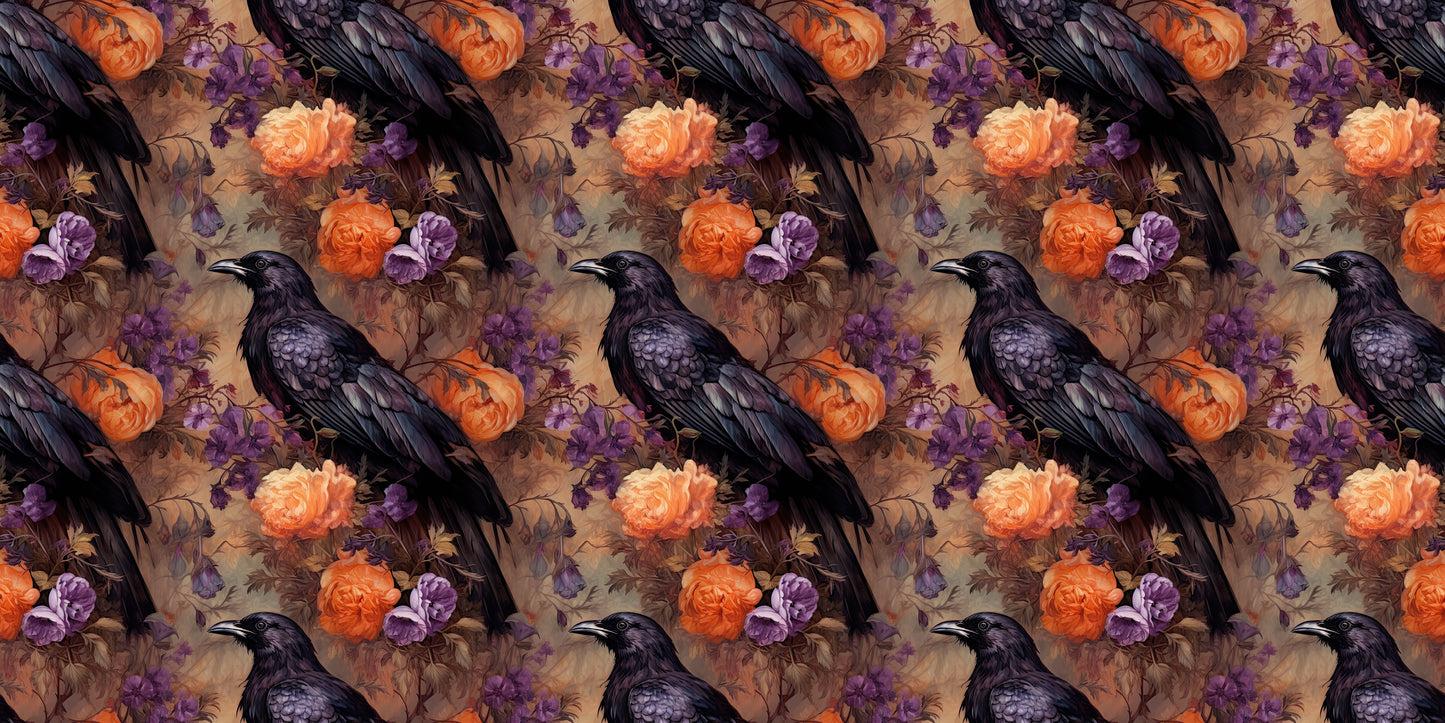 Rococo Halloween Raven - Papers - 23-591