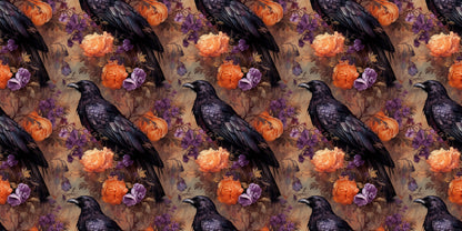 Rococo Halloween Raven - Papers - 23-591