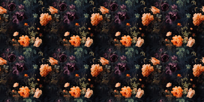 Rococo Halloween Floral - Papers - 23-594