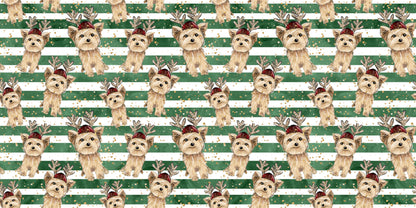 Christmas Glam Doggie Stripes - Papers - 23-646