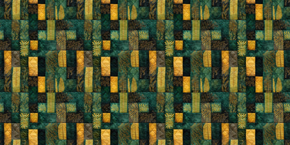 Forest Green Quilt - Papers - 23-732