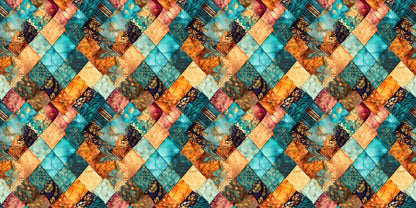 Aqua Quilt - Papers - 23-733