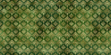 Golden Christmas Green Damask - Papers - 23-760