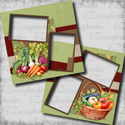 Down on the Farm Harvest - EZ Digital Scrapbook Pages - INSTANT DOWNLOAD