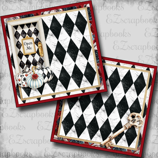 Haunted Alice Door NPM - Scrapbook Layout - 25-845
