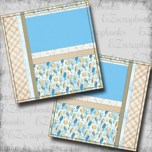 Beachy Dreams NPM - Scrapbook Layout - 25-679
