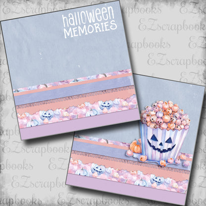 Spooky Movie Popcorn NPM - Scrapbook Layout - 24-829