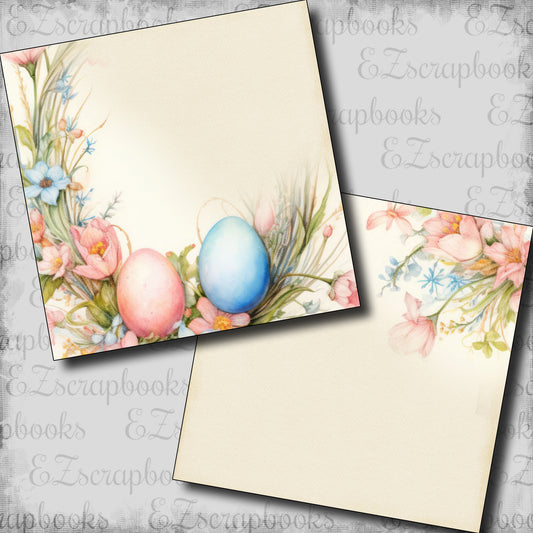 Joyful Easter Floral Eggs NPM - 24-277