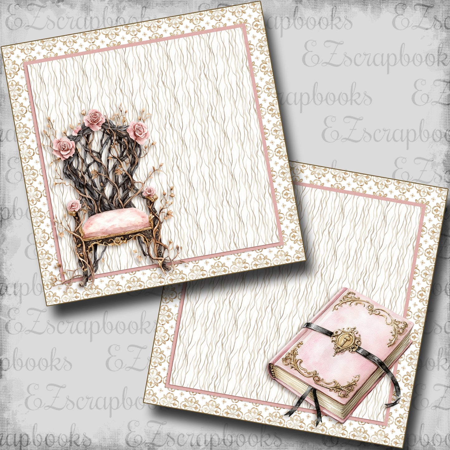 Enchanted Princess Journal NPM - Scrapbook Layout - 25-785