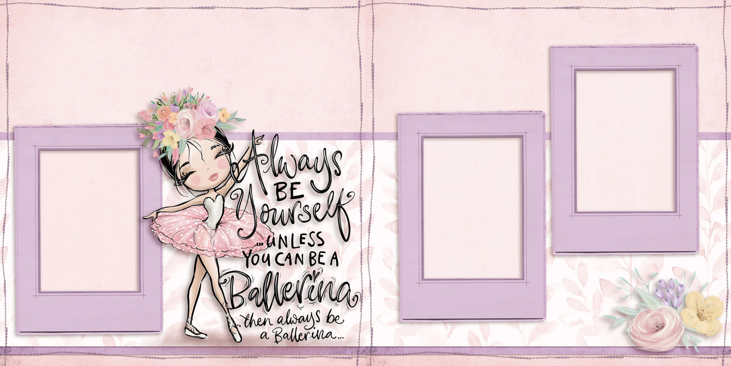 Always Be a Ballerina - Black Hair NPM - 24-568