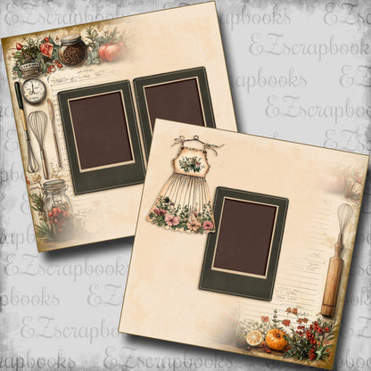 Baking Essentials - Scrapbook Layout - 25-796
