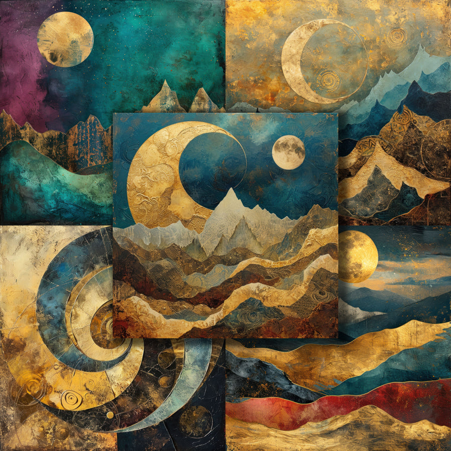 Abstract Fantasy-2 12X12 Paper Pack - 8792