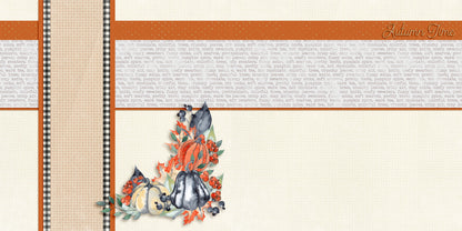 Autumn Time NPM - Set of 5 Double Page Layouts - 1637