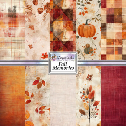 Fall Memories - 12X12 Scrapbook Paper Pack - 24-8003