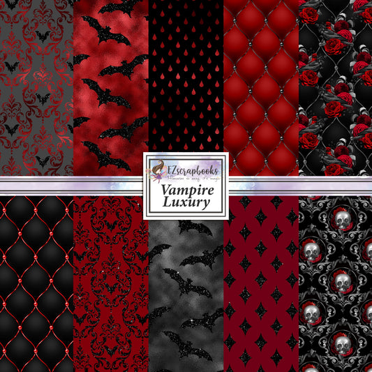 Vampire Luxury - 12X12 Paper Pack - 24-8006