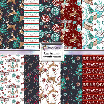 Christmas Wonderland - 12X12 Scrapbook Paper Pack - 24-8018