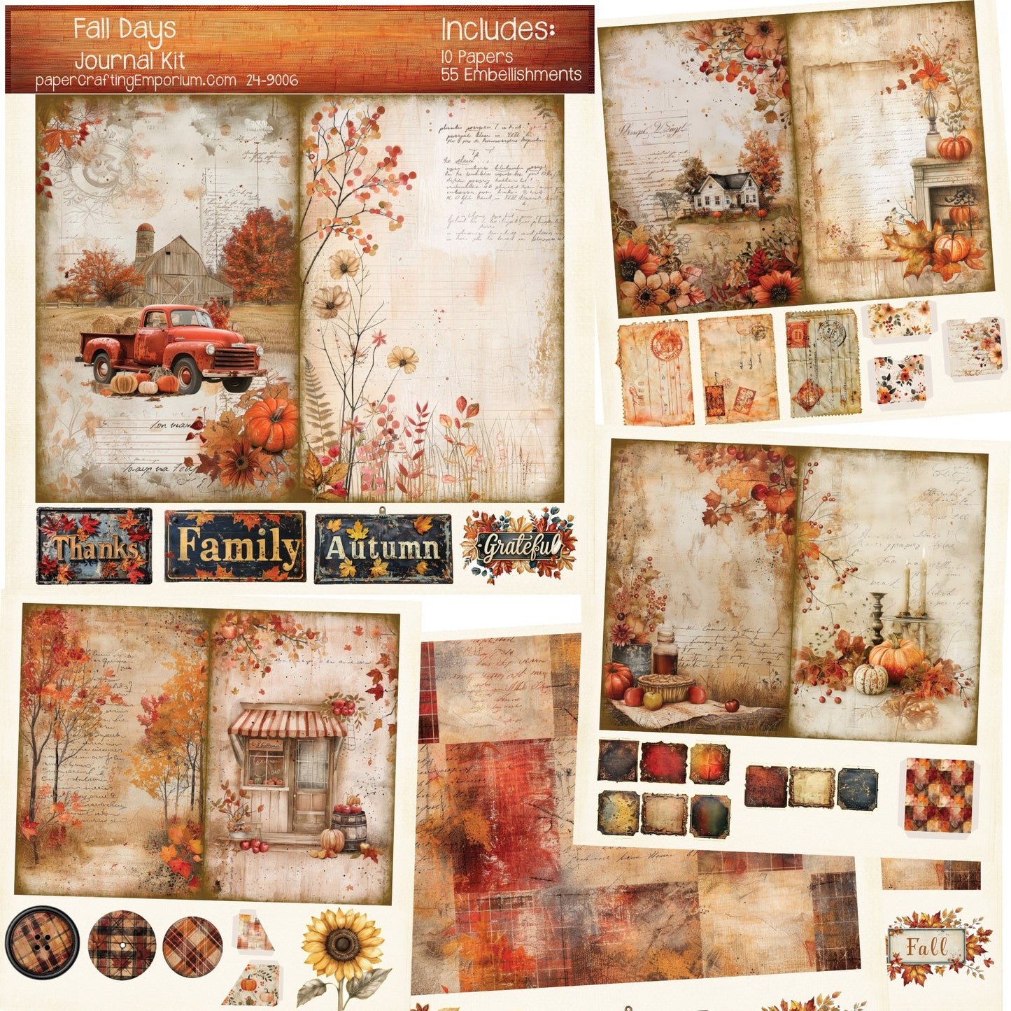 Fall Days - Journal Kit - 24-9006