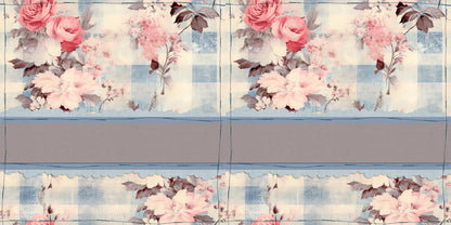 Pink Denim NPM - Set of 5 Double Page Scrapbook Layouts - 26-1015