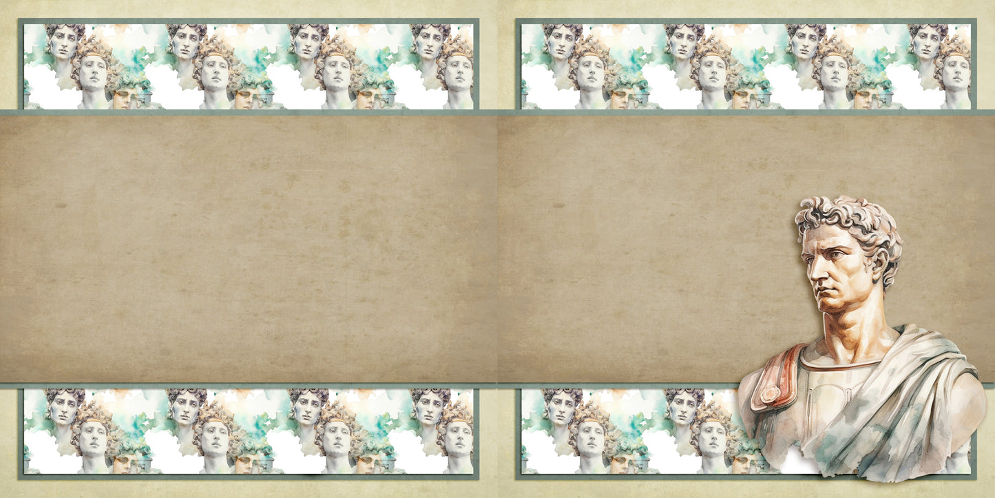 Ciao Roma NPM - Set of 5 Double Page Scrapbook Layouts - 25-1021