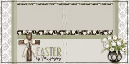 Easter Lace EZ Background Pages -  Digital Bundle - 10 Digital Scrapbook Pages - INSTANT DOWNLOAD