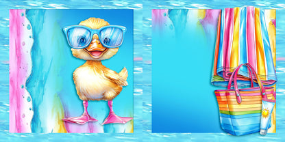 Waterpark NPM - Set of 5 Double Page Scrapbook Layouts - 25-1077