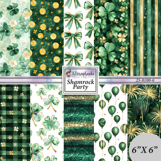 Shamrock Party - 6X6 Paper Pack - 25-8100-6
