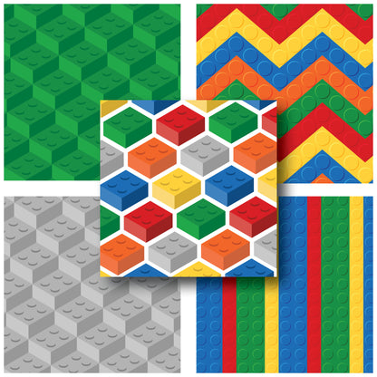 Building Blocks - 6X6 Paper Pack - 25-8128-6