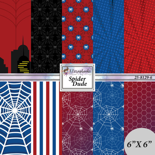 Spider Dude - 6X6 Paper Pack - 25-8129-6
