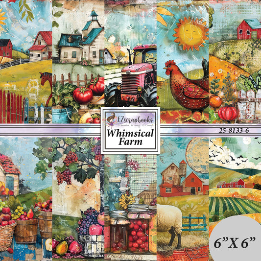 Whimsical Farm - 6X6 Paper Pack - 25-8133-6